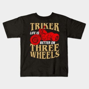 Trike Motorized Tricycle Triker Gift Kids T-Shirt